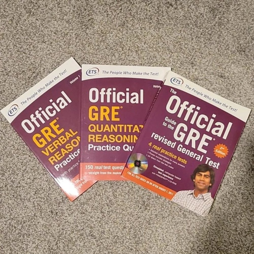 GRE Power Pack Prep Book Bundle (3 books)